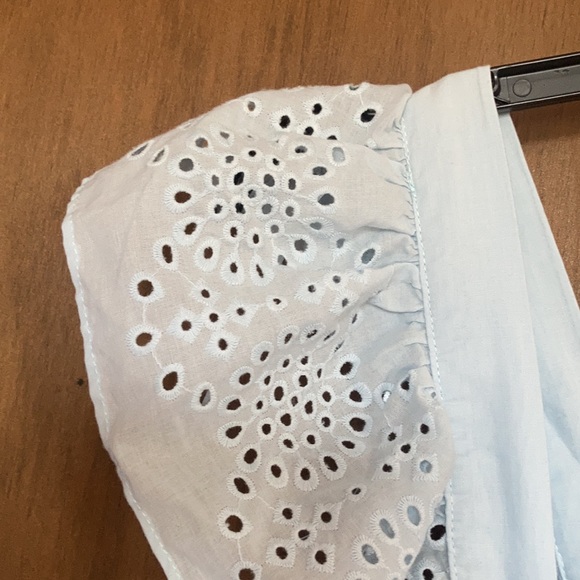 Relisted LC Lauren Conrad floral eyelet detail smock top tie back dress XL XXL - Picture 8 of 17